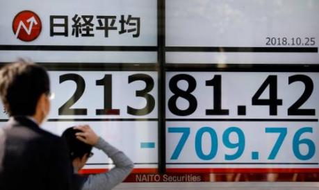 Nikkei lager na schommelende sessie