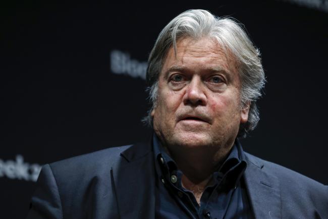 © Bloomberg. Stephen Bannon 