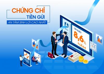 Sacombank phát hành chứng chỉ tiền gửi với lãi suất hấp dẫn