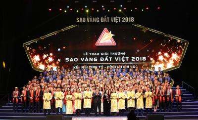 Sao Vàng Đất Việt 2018: Vinh danh các thương hiệu mạnh, đóng góp vào sự nghiệp phát triển đất nước