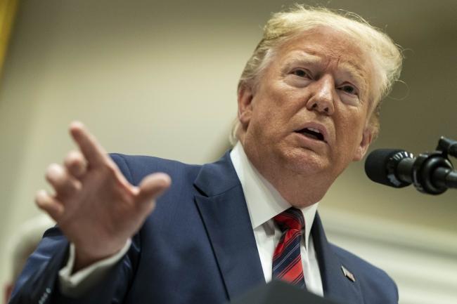 © Bloomberg. U.S. President Donald Trump speaks during an event on medical pricing in the Roosevelt Room of the White House in Washington, D.C., U.S. on Thursday, May 9, 2019. Trump said that Congress should pass legislation to stop Americans from getting surprise medical bills, adding momentum to a bipartisan issue that has aroused the ire of patients around the country. 