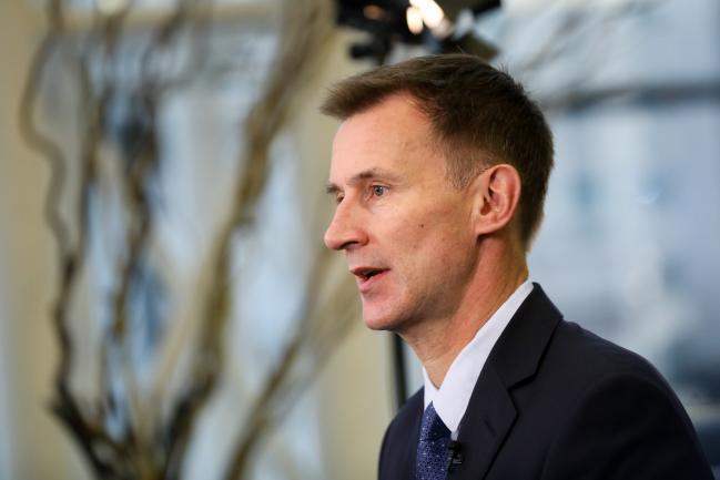 © Bloomberg. Jeremy Hunt 