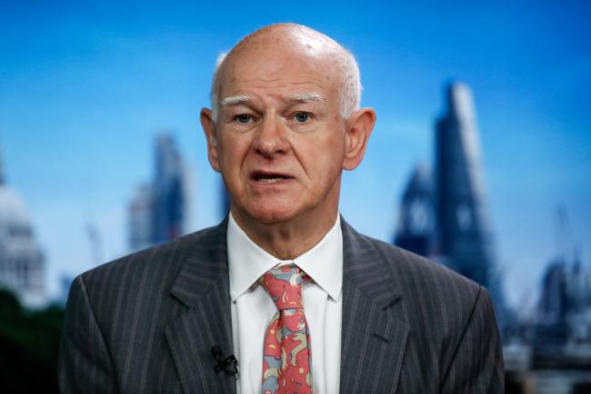 © Bloomberg. Howard John Davies, chairman of Royal Bank of Scotland NV, speaks during a Bloomberg Television interview in London, U.K., on Thursday, June 9, 2016. 