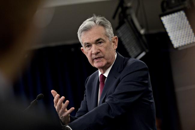 © Bloomberg. Jerome Powell, chairman of the U.S. Federal Reserve, speaks during a news conference following a Federal Open Market Committee (FOMC) meeting in Washington, D.C., U.S., on Wednesday, Dec. 19, 2018.  