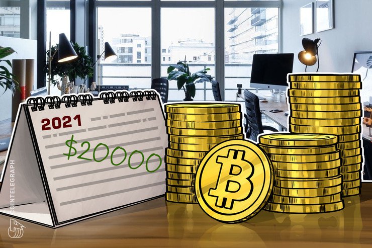 Secondo una società di consulenza finanziaria, Bitcoin raggiungerà 20.000$ entro il 2021