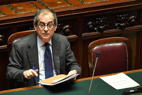 © Ansa. Carige:Tria, meglio soluzione di mercato