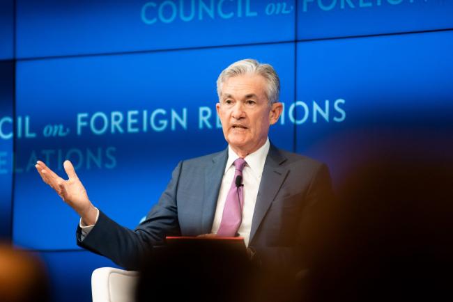 © Bloomberg. Jerome Powell in New York on June 25. Photographer: Cate Dingley/Bloomberg