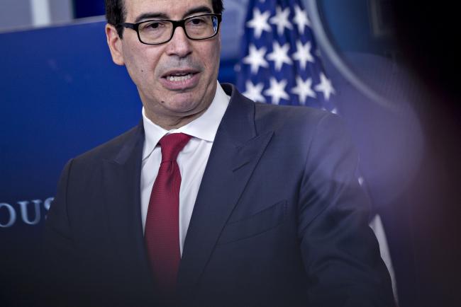 © Bloomberg. Steven Mnuchin