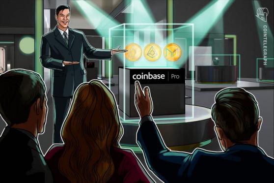 Coinbase Pro Adds Support for Three New Tokens: EOS, Augur and Maker