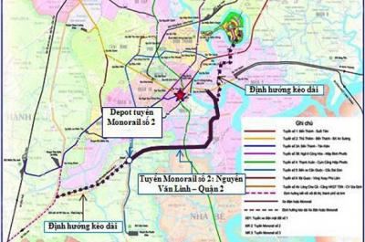 Hàn Quốc tài trợ nghiên cứu tuyến monorail số 2 tại TPHCM
