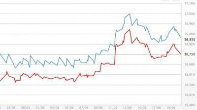 Giá vàng giảm, USD tự do vọt lên gần 23.100 đồng