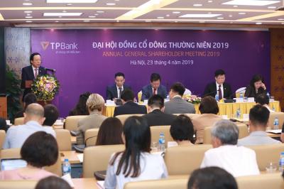 ĐHCĐ TPBank: Mục tiêu 3,200 tỷ đồng lãi trước thuế năm 2019