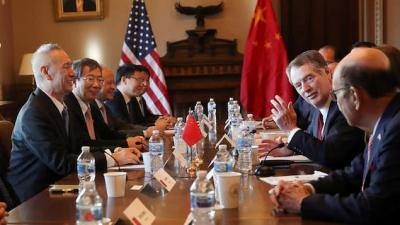 Mỹ và Trung Quốc khép lại ngày đàm phán thương mại đầu tiên
