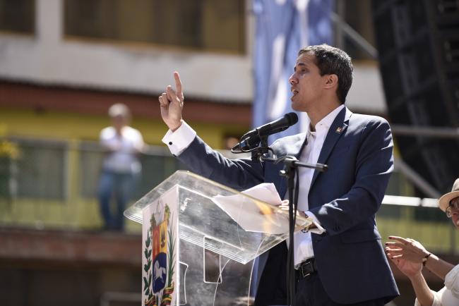 © Bloomberg. Juan Guaido 