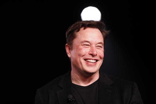 © Bloomberg. Elon Musk on March 14. 