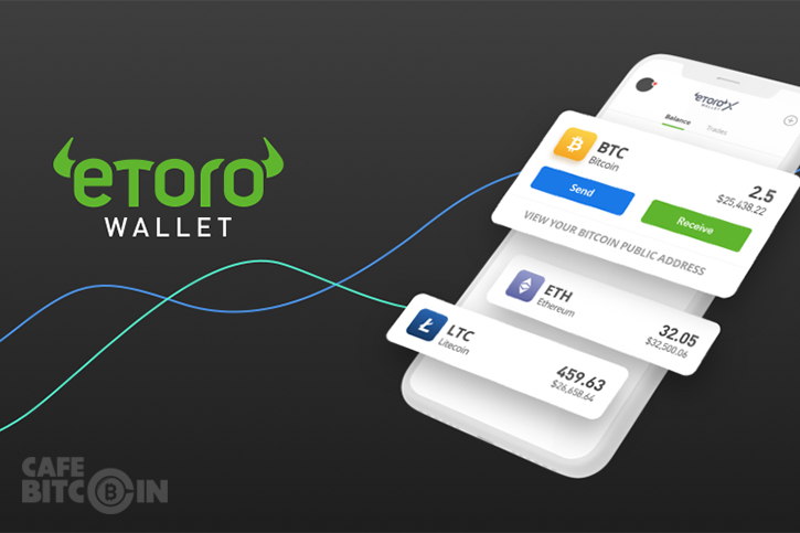 eToro ra mắt ví tiền điện tử cho Bitcoin và 3 altcoin