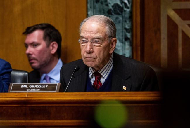 © Bloomberg. Chuck Grassley Photographer: Anna Moneymaker/Bloomberg