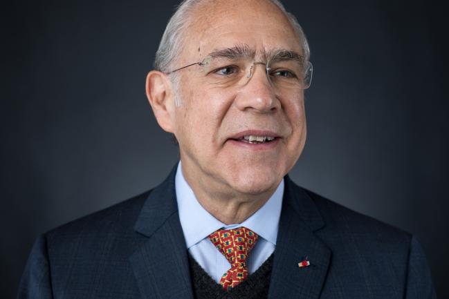 © Bloomberg. Angel Gurria Photographer: Simon Dawson/Bloomberg