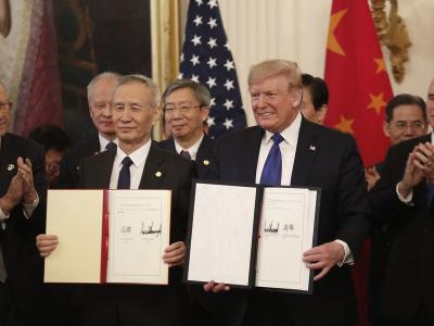 Mỹ và Trung Quốc ký thỏa thuận thương mại giai đoạn 1