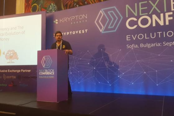  Sterlin Lujan Delivers Speech on Cryptocurrency Revolution at NEXT BLOCK Conference in Sofia 