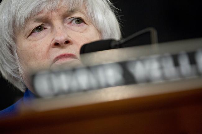 © Bloomberg. Janet Yellen, chair of the U.S. Federal Reserve, listens during a Joint Economic Committee hearing in Washington, D.C., U.S., on Wednesday, Nov. 29, 2017. Yellen, in what may be her last appearance before Congress as head of the central bank, described a steadily brightening picture for the U.S. economy while downplaying the risks of financial instability.