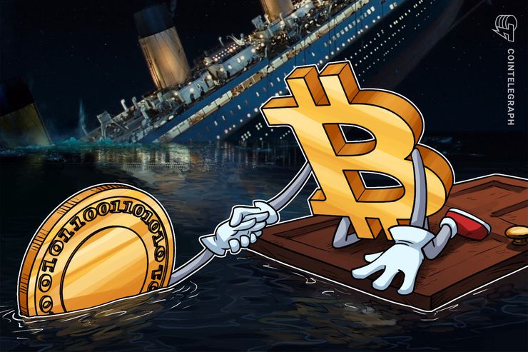 Nuovo record annuale di &quot;dominance&quot; del Bitcoin, altcoin ancora in calo