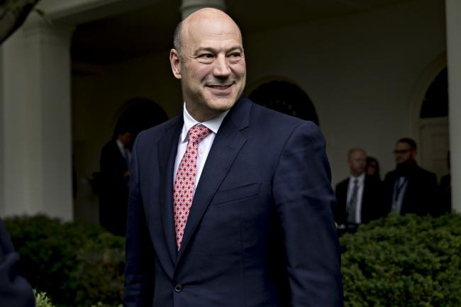 © Bloomberg. Gary Cohn, director of the U.S. National Economic Council, arrives to a press conference in the Rose Garden of the White House in Washington, D.C., U.S., on Thursday, May 4, 2017.