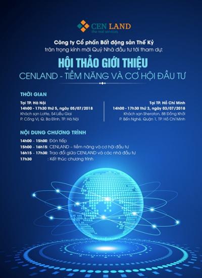 CENLAND tổ chức roadshow trước thềm niêm yết