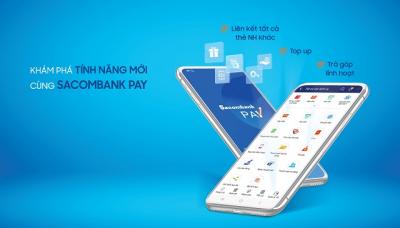 Sacombank Pay ra mắt nhiều tính năng mới