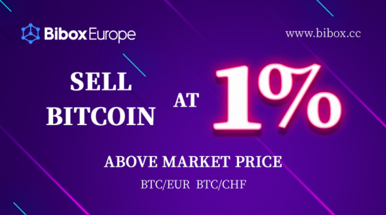 BiboxEurope Offers Limited 1% Premium on Bitcoin (BTC) Sales