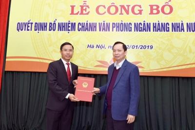 Sếp Agribank về làm Chánh Văn phòng Ngân hàng Nhà nước