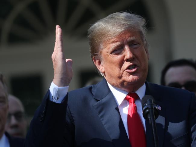 © Bloomberg. U.S. President Donald Trump speaks on the U.S.-Mexico-Canada Agreement, or USMCA, in the Rose Garden of the White House in Washington, D.C., U.S., on Monday, Oct. 1, 2018. 