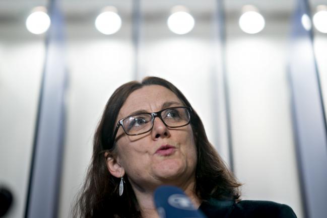 © Bloomberg. Cecilia Malmstrom Photographer: Andrew Harrer/Bloomberg 