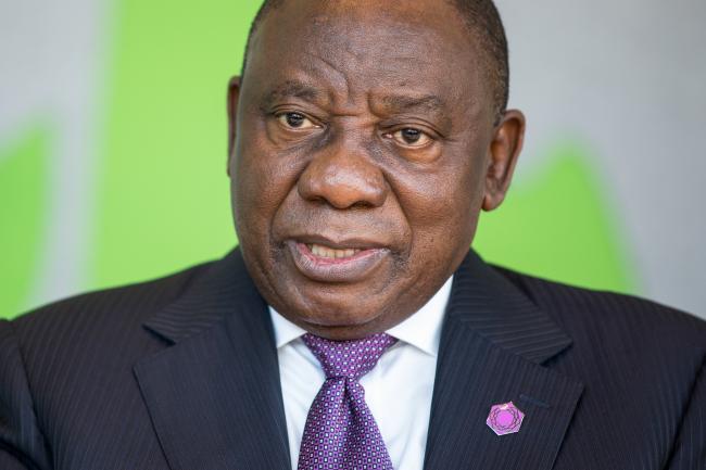 © Bloomberg. Cyril Ramaphosa Photographer: Simon Dawson/Bloomberg