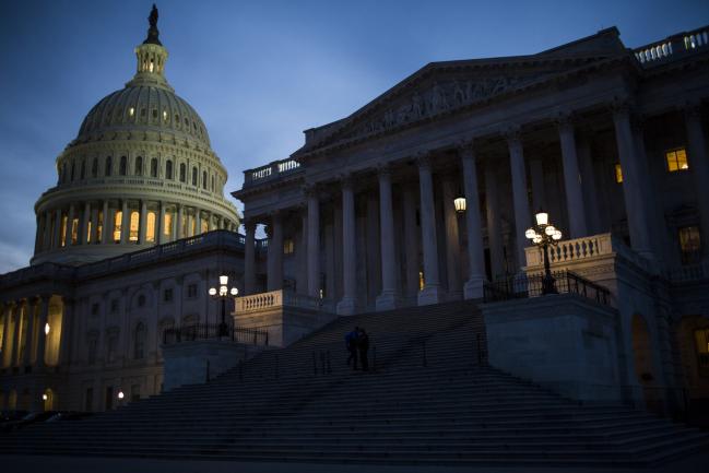 © Bloomberg. The U.S. Capitol building stands in Washington, D.C., U.S., on Tuesday, Dec. 19, 2017. Congressional Republicans kicked off the final leg of their six-week legislative sprint to overhaul the U.S. tax code and deliver a major policy victory for President Donald Trump before year's end. The House approved the bill Tuesday and Senate leaders intend to vote on it Tuesday evening.