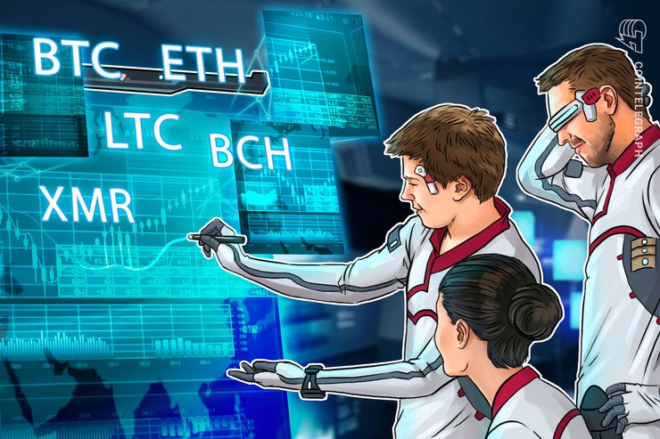 Revisión de las 5 criptomonedas de mejor desempeño: BTC, ETH, BCH, LTC and XMR