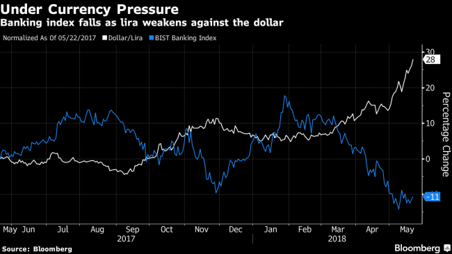 Rosy Outlook for Turkey's Banks Clouded by Currency Plunge