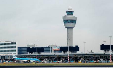 Schiphol gepasseerd door Frankfurt