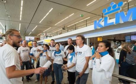 KLM praat verder met grondpersoneel