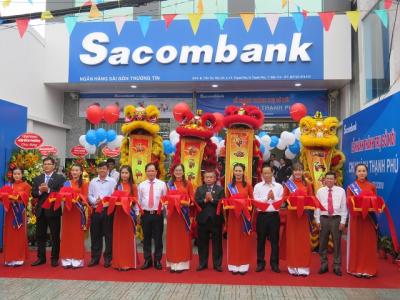 Sacombank khánh thành trụ sở mới Chi nhánh Thạnh Phú