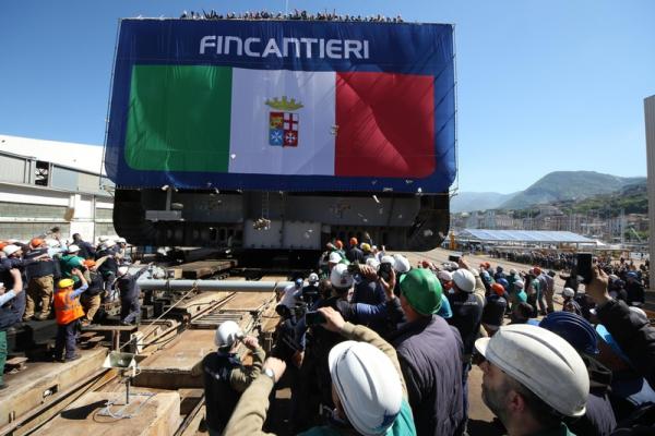 © Ansa. Calenda difende intesa su Fincantieri