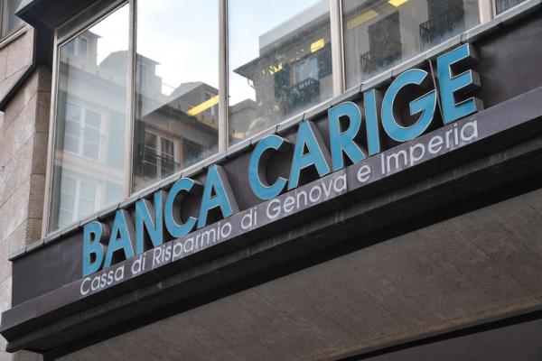 © Ansa. Carige: crollo in Borsa, perde 18,7%