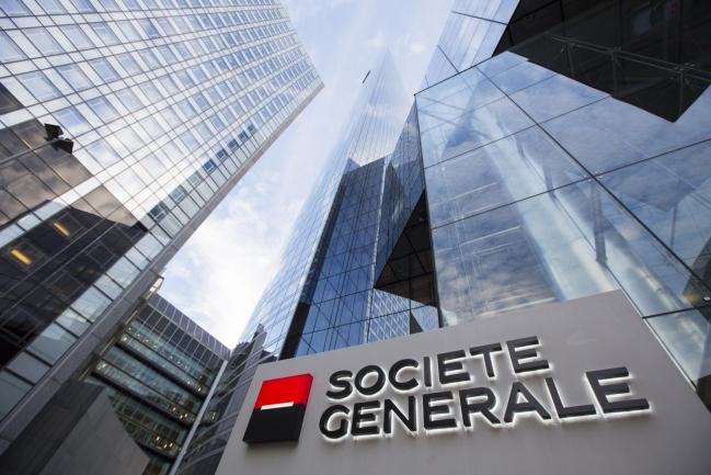 © Bloomberg. The Societe Generale headquarters in Paris.