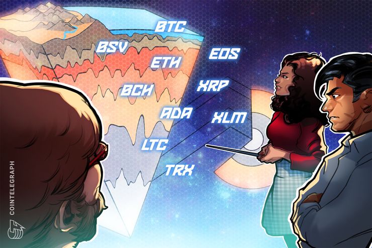 Bitcoin, Ethereum, Ripple, Bitcoin Cash, EOS, Stellar, Litecoin, Bitcoin SV, TRON, Cardano: Análise de preços de 02 de janeiro