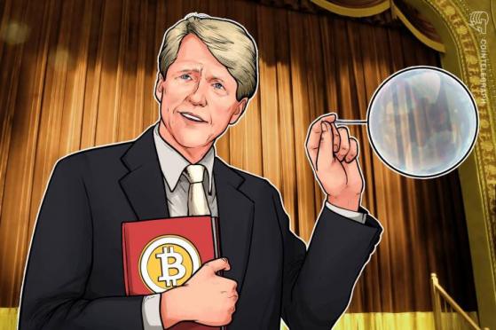 Nobel Winning Economist Shiller Says Bitcoin ‘Bubble’ May Be Around For A While