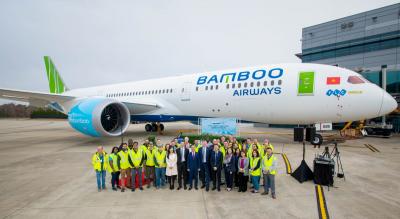 Máy bay Boeing 787-9 Dreamliner đầu tiên về với đội bay của Bamboo Airways