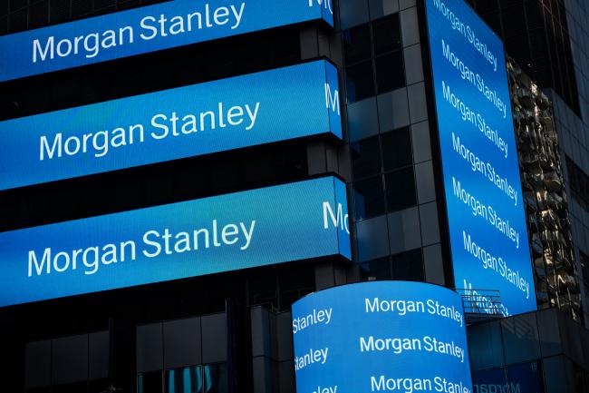 © Bloomberg. Morgan Stanley digital signage is displayed on the exterior of the company's headquarters in New York, U.S., on Friday, Oct. 7, 2016.