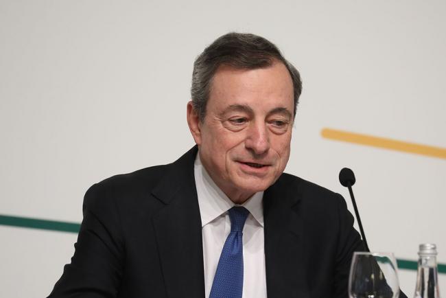 © Bloomberg. Mario Draghi on June 6. Photographer: Krisztian Bocsi/Bloomberg