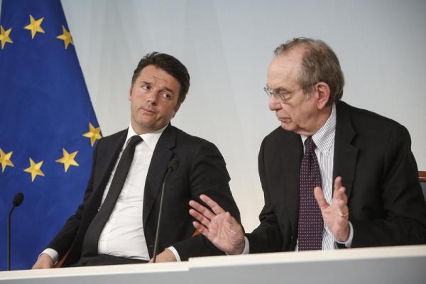 © Ansa. Padoan,Renzi?Temi per futura legislatura