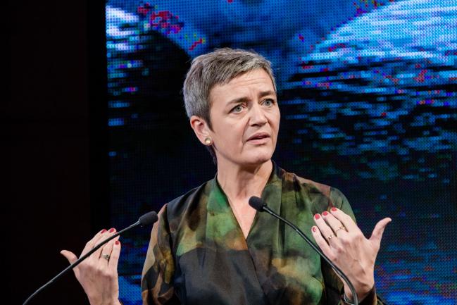 © Bloomberg. Margrethe Vestager 